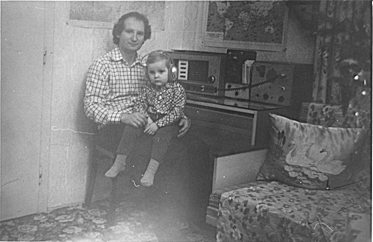 My father and me in 1985